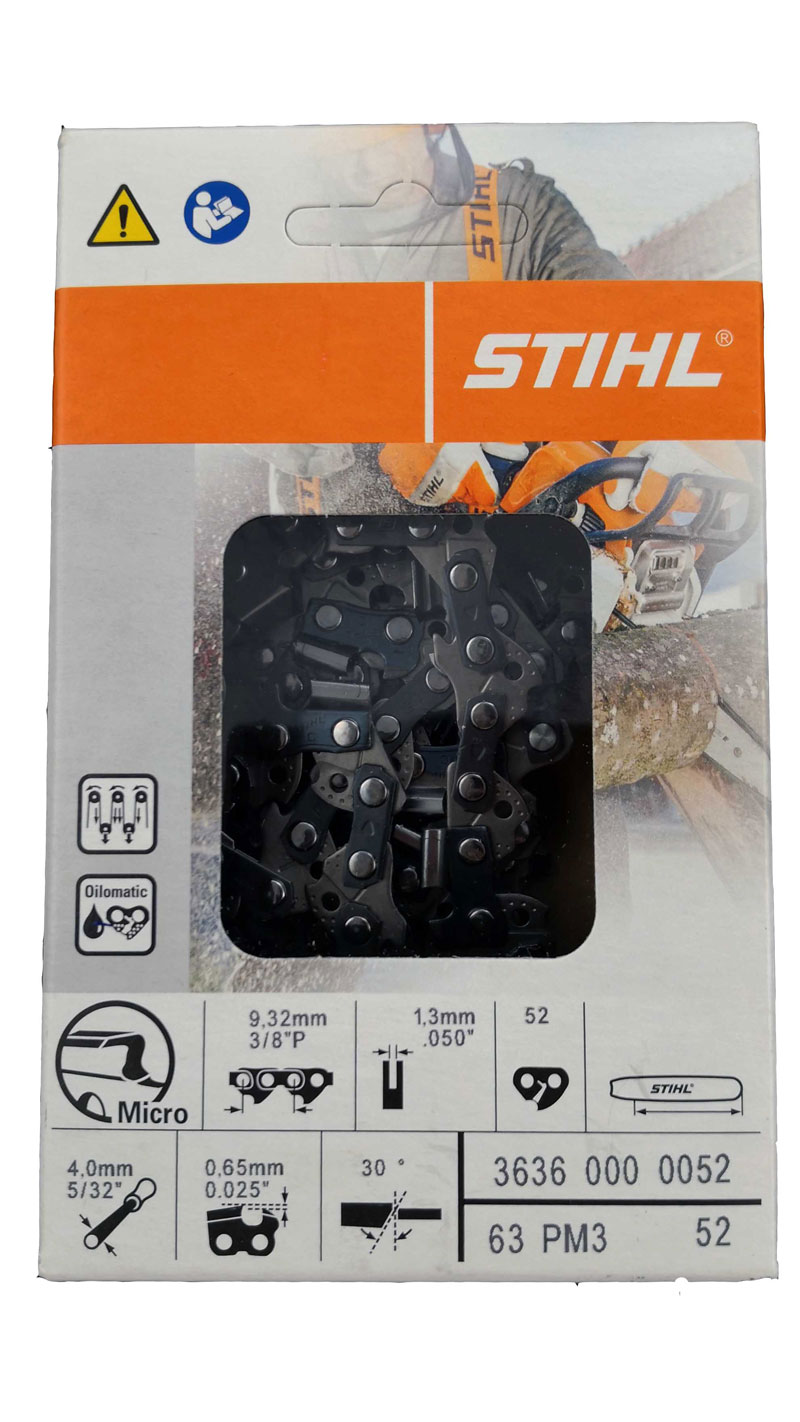 Łańcuch do pilarki galęziówki Husqvarna, Partner, NAC 3/8"P 1,3mm PM3 52DL STIHL